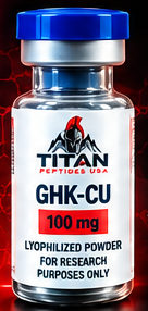 GHKCU Titan Peptides USA research vial
