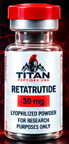 RETATRUTIDE Titan Peptides USA research vial